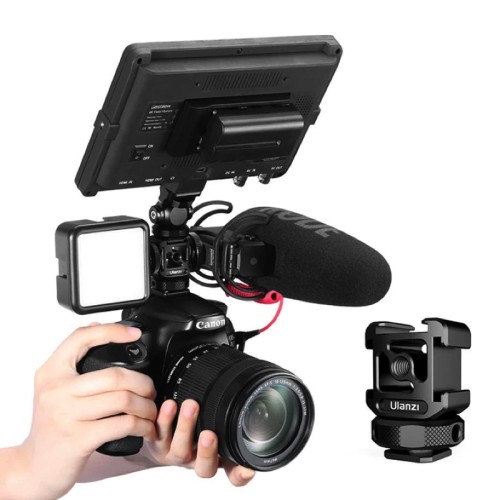 Адаптер кронштейн Ulanzi metal Triple Cold Shoe Mount (UV-2132 PT-12)