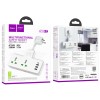Мережевий подовжувач HOCO  AC11A Voyage 2-position expansion socket(1C3A) (8.5 cm) White