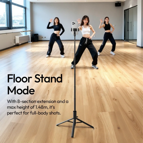 Селфі-монопод Ulanzi Ulanzi MT86 Automatic Phone Tripod(Phone Clamp,Black)