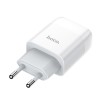 Мережевий зарядний пристрій HOCO C73A Glorious dual port charger 12W White