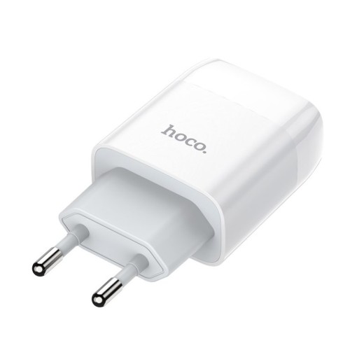Мережевий зарядний пристрій HOCO C73A Glorious dual port charger 12W White