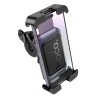 Вело/Мото тримач для телефона HOCO H82 Vista bicycle Motorcycle Universal holder Black Metal Gray