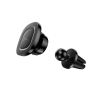 Автотримач для телефона HOCO H72 Crown magnetic car holder (air outlet) Black Metal Gray
