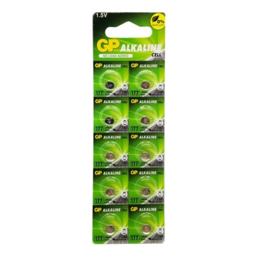 Батарейка GP 177/LR626/AG4/377 Alkaline (10шт)