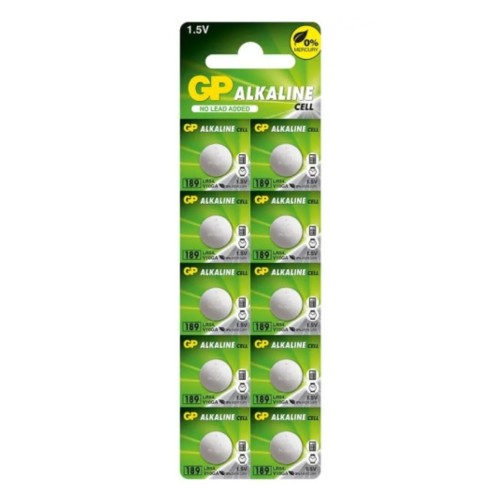 Батарейка GP 189/LR54/AG10 Alkaline (10шт)