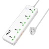 Мережевий подовжувач HOCO  AC13A Talento 5-position socket(1C3A) (1,5 m) White