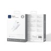 Мережевий зарядний пристрій з кабелем WIWU 18W Essen GaN Fast Charger + Cable Combo Wi-G006 A-L EU White