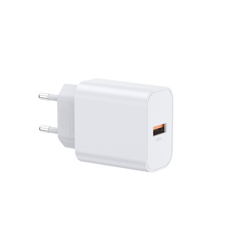 Мережевий зарядний пристрій з кабелем WIWU 2.4A Essen GaN Fast Charger Combo with A-M cable Wi-G023 A-M EU White