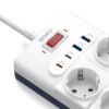Мережевий подовжувач WIWU 14 in 1 20W GaN Power Strip 2C+2A+10AC Wi-S008 EU (2 m) White