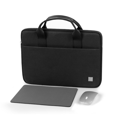 Комплект 3 в 1 (сумка, миша, килимок) WIWU 15.6" Genius Combo Set Black