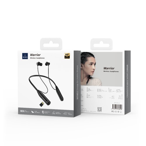 Бездротові спортивні навушники WIWU GB06 Warrior Wireless headphones Black