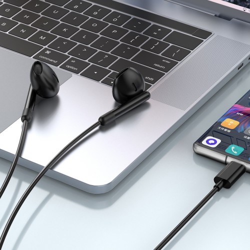 Навушники дротові WIWU EB314 Wired Earphone (Type-C) Black