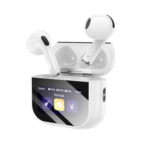 Бездротові навушники TWS HOCO EW82 Sparkle, touch screen, White