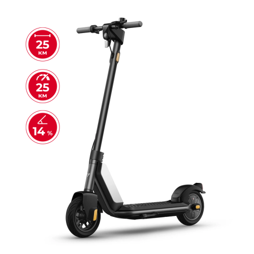 Електросамокат NIU KQi1 Sport Black 9", 250(450)W, 5.1Ah, 25km, 25km/h, 14%, App, 14,6 kg