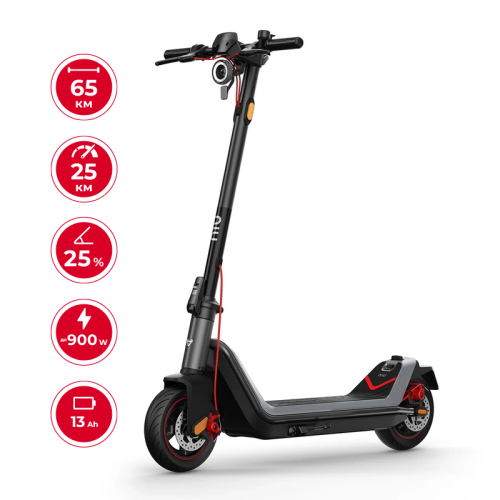 Електросамокат NIU KQi3 MAX Space Gray 9,5", 450(900)W, 13Ah, 65km, 25km/h, 25%, App, 21 kg