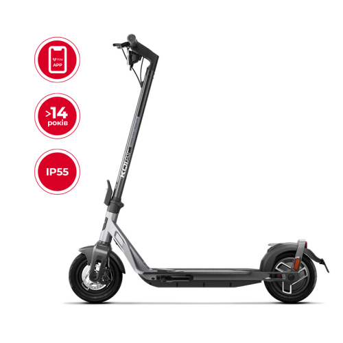Електросамокат NIU KQi Air Black 9,5", 350(700)W, 9,4Ah, 50km, 25km/h, 20%, App, 11,9 kg