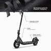 Електросамокат NIU KQi Air X Black 9,5", 350(700)W, 9,4Ah, 50km, 25km/h, 20%, App, 11,7 kg