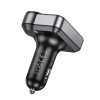 АЗП з FM-модулятором HOCO E86 Alegria 48W dual port PD30W+QC3.0 car BT FM transmitter Black