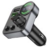 АЗП з FM-модулятором HOCO E86 Alegria 48W dual port PD30W+QC3.0 car BT FM transmitter Black
