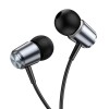 Навушники дротові HOCO M108 (3.5mm) Metal Gray