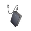 Зовнішній акумулятор HOCO J170A Starlight 22.5W+PD20W fully compatible power bank with cable(20000mAh) Metal Gray