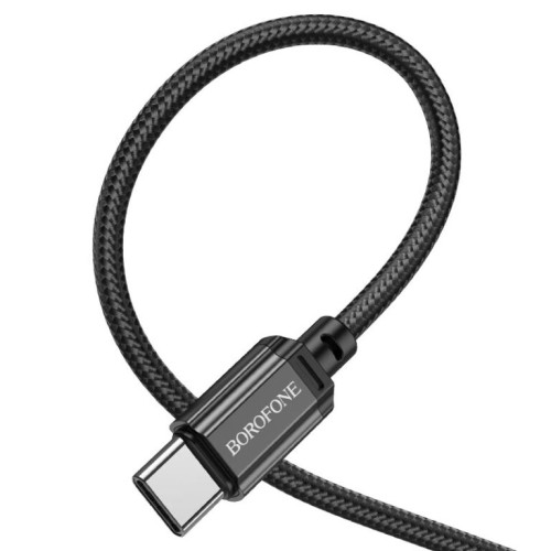 Кабель BOROFONE BX87 Sharp charging data cable for Type-C 1 м Black