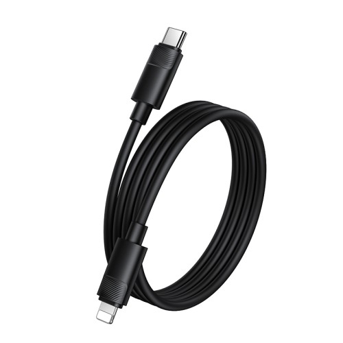 Кабель BOROFONE BX123 Leya PD30W silicone charging data cable iP Black