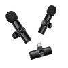 Бездротова мікрофонна система BOROFONE BFK16A Winner dual-mic (Type-C) Black