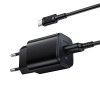 Мережевий зарядний пристрій з кабелем BOROFONE BAS82A Star single port QC3.0 charger set (Type-C) (EU) Black