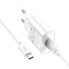 Мережевий зарядний пристрій з кабелем HOCO C109A(10.5W) Fighter single port charger set(Type-C) White