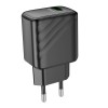 Мережевий зарядний пристрій HOCO CS21A Rich single port QC3.0 charger Black