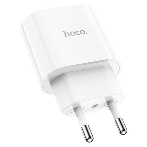 Мережевий зарядний пристрій HOCO C94A Metro single port PD20W charger White