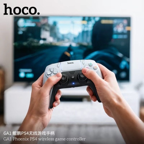 Бездротовий геймпад HOCO GA1 Phoenix PS4 wireless game controller White