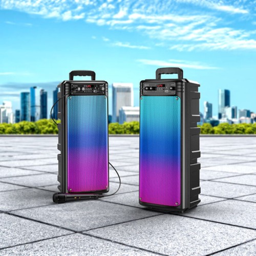 Портативна колонка HOCO BS52 Billowing outdoor BT speaker, 10W*2, Black