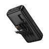 Зовнішній акумулятор HOCO J163B Wonderful power bank with 4 cables(30000mAh) Black