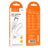 Кабель HOCO X114 Energy charging data cable Type-C 1m White