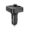 АЗП з FM-модулятором HOCO E85 Tiger PD20W+QC3.0 car BT FM transmitter Black