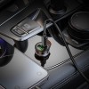Автомобільний зарядний пристрій HOCO NZ16A Rigorous 43W dual port PD25W+QC3.0 car charger set(C to iP) Metal Grey