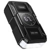 Автомобільний пуско-зарядний пристрій з насосом HOCO QS6 Clever Intelligent air pump+emergency start-up power bank(8000mAh) Black