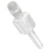 Портативна колонка-мікрофон HOCO L24 Shine karaoke microphone, 5W, White