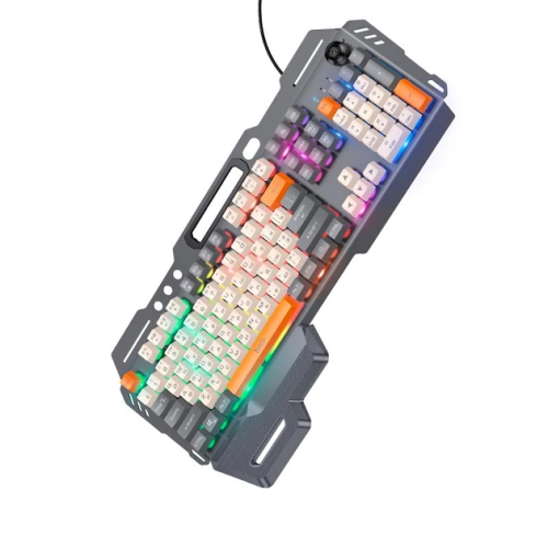 Клавіатура HOCO DI98 Murphy 3-color wired keyboard(Ukrainian version) Star Gray