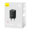 Мережевий зарядний пристрій Baseus GaN5 Fast Charger(mini) 1C 20W EU Black