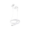 Навушники дротові HOCO M101 Pro Crystal (Type-C) White