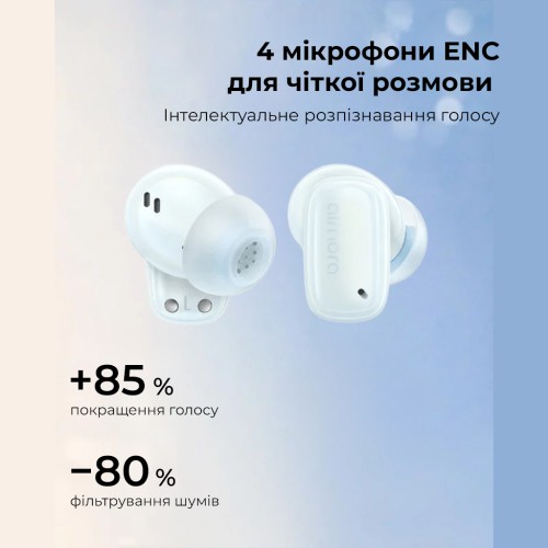 Бездротові навушники TWS Baseus AirNora 2 , ANC, Gradient Orange