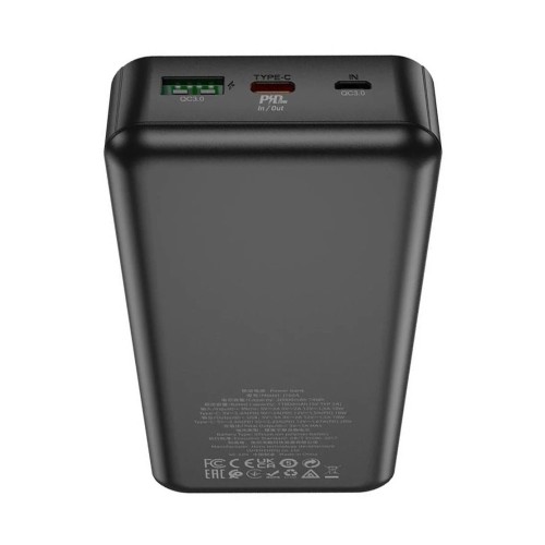 Зовнішній акумулятор HOCO J102A Cool figure PD20W+QC3.0 power bank(20000mAh) Black