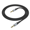 Аудiокабель HOCO UPA26 3.5mm male to 3.5mm male, nylon braid, 1m, Black