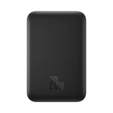 Зовнішній акумулятор Baseus Magnetic Mini Air Wireless Fast Charge Power Bank 6000mAh 20W Cluster Black（With Simple Series Charging Cable Type-C to