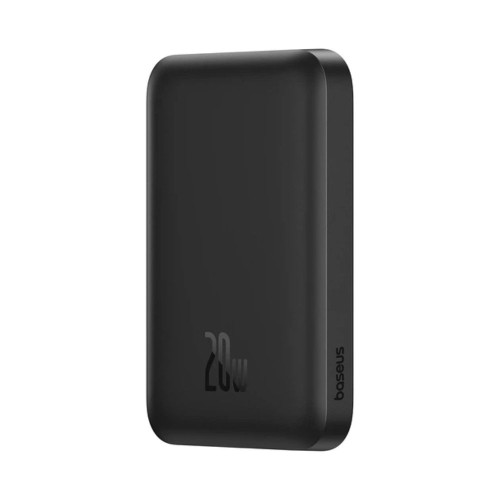 Зовнішній акумулятор Baseus Magnetic Mini Air Wireless Fast Charge Power Bank 6000mAh 20W Cluster Black（With Simple Series Charging Cable Type-C to