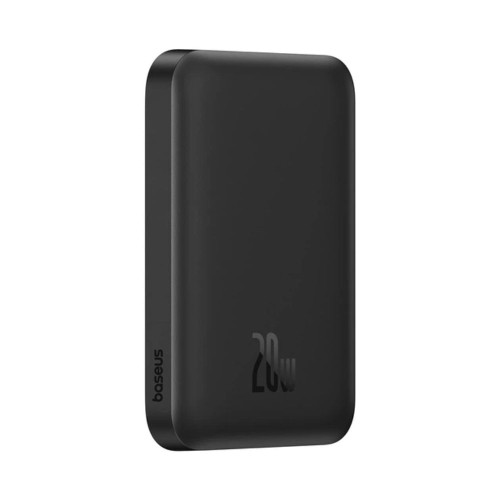 Зовнішній акумулятор Baseus Magnetic Mini Air Wireless Fast Charge Power Bank 6000mAh 20W Cluster Black（With Simple Series Charging Cable Type-C to