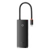 USB-хаб Baseus Lite Series 6-Port Type-C HUB Docking Station (Type-C to HDMI+USB3.0*2+PD+SD/TF) Black